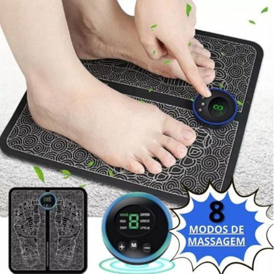 Massageador elétrico Pro Ems, Tapete para os Pés